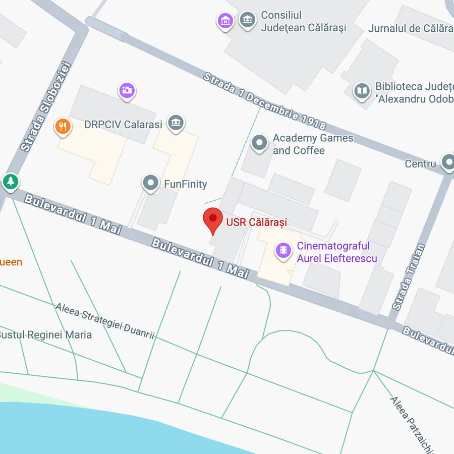 Hartă către biroul din Călărași